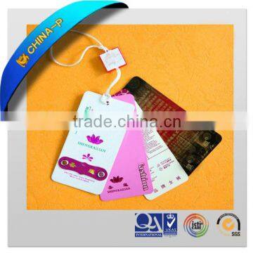 clear plastic luggage tag