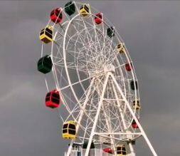 Play Setup Fairground Attraction Commercial Christmas Led Village Outdoor Portable Theme Amusement Park Ferris Wheel for Adults photo-2