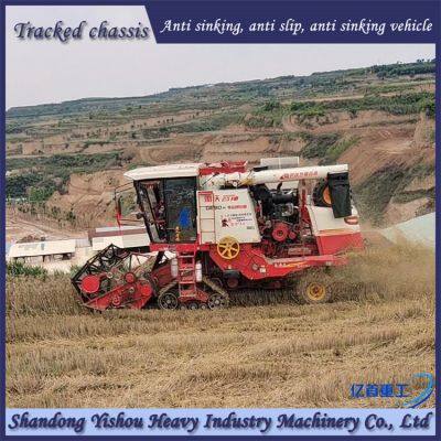 The Modification of Wheat Harvester With Triangular Track and Semi Chain Track Has Strong Passability photo-5