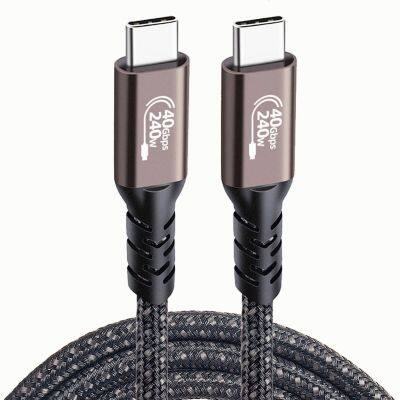VINOP Super Fast Charging Data Cable for Apple Laptops 240W 5A USB-C to USB-C Cable photo-4