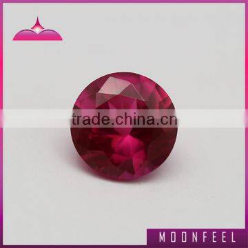 charming red brilliant cut ruby loose gemstone for sale