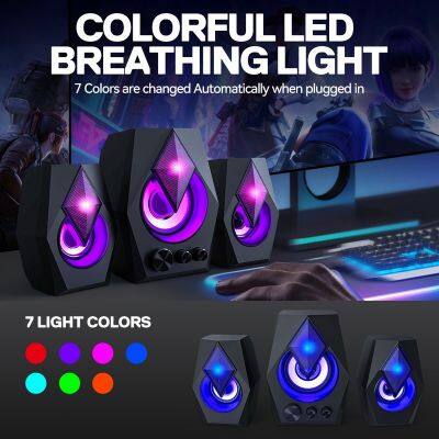 Professional Big Power S128 2.1 Computer Wired Speaker Hi-fi Audio System Multimedia Waterproof Portable Smart Speaker photo-5