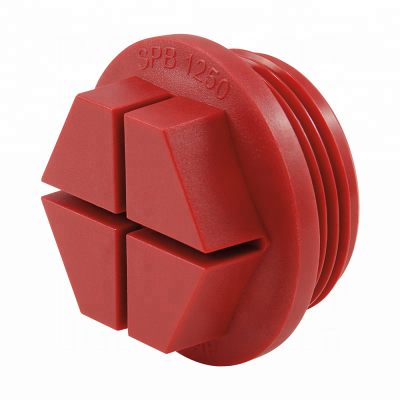 Plastic Threaded Nylon Hole Plug for BSP G Threads Yellow photo-3