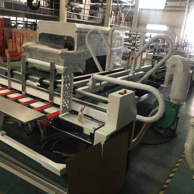 Industrial Carton Folder Gluer With Integrated Strapping Unit photo-3