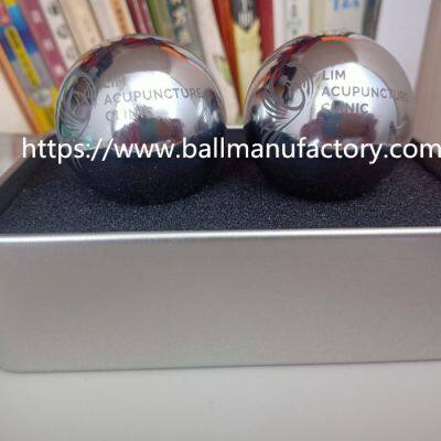 custom baoding balls with your company logo design