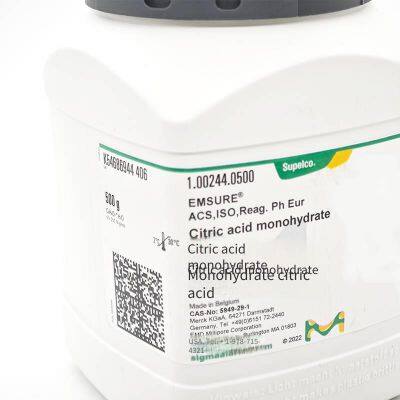 Merck Citric Acid Monohydrate 1.00244.0500, 500g/bottle, Merck From Germany photo-4