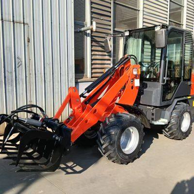 TH280 Mini Front End Loader Multifunction Compact Loader Free Shipping Hydraulic Articulated Mini Loader Hot Sale