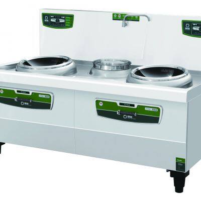 15-kW-kommerzieller grüner Induktionsherd mit 10-Stufen-Leistungsregelung photo-2