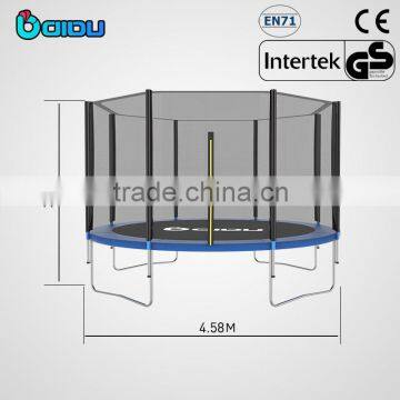 15ft trampoline with safety net