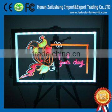 New business ideas LED Transparent handwriting panel