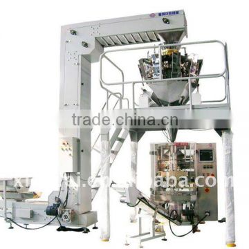 Automatic cotton candy weighing and packing machine