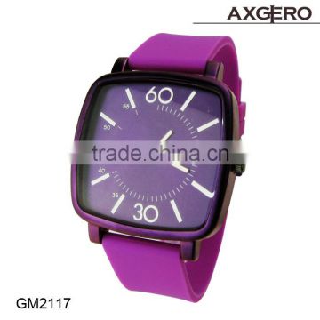 Silicone Rubber Slap Band Watch Watches for couple