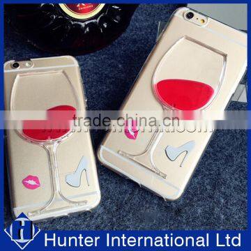 Liquid Red Wine Mobile Phone Cover For Iphone6s