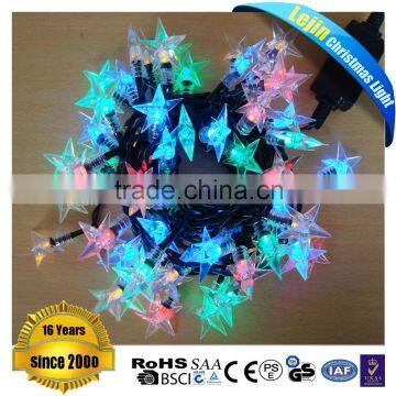 Black wire CE RoHS rgb holiday string light