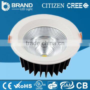 High quality 40 watt low price cob led downlight dimmable led downlight led recessed mounting holes 210mm downlight D226*H108mm