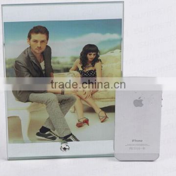 Sublimation printing glass photo frame various shape and size