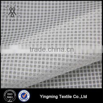 Whole Sale 20D*150D 100% Polyester Jacquard Check Pattern Organza Fabric for Women's Fashion Dresses/Blouses/Shirts/Skirts