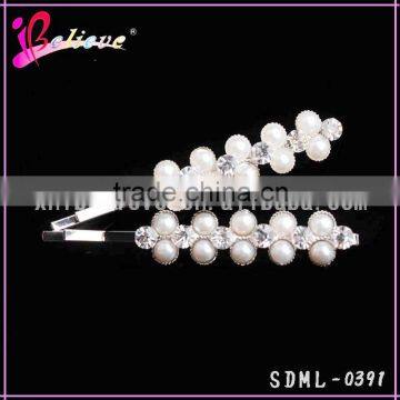 Cheap Fashion Hair Clip Accessories Ladies Rhinestone Hair Clip Pearl Hair Pins photo-3