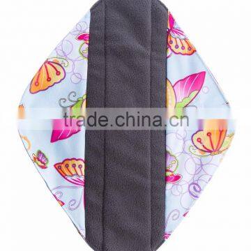New Female Bamboo Charcoal Menstrual Pad Cloth Sanitary Pad for Choice photo-3
