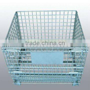 High quality galvanized collapsible storage cage