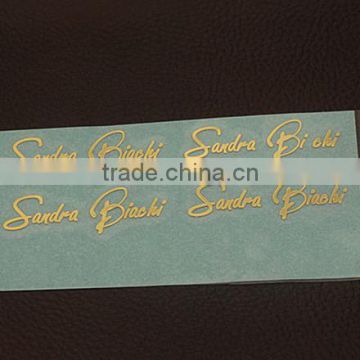 Self-adhesive custom nameplates metal sticker sheet