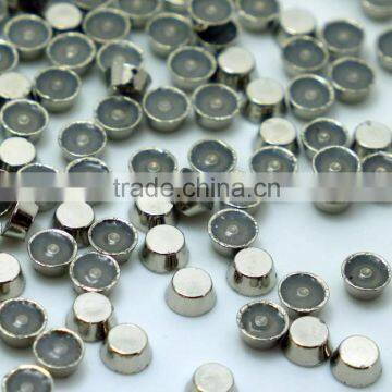 6mm/8mm/10mm Hot Fix Metal Fitting, Convex Bucket Hotfix Iron On Metal Studs