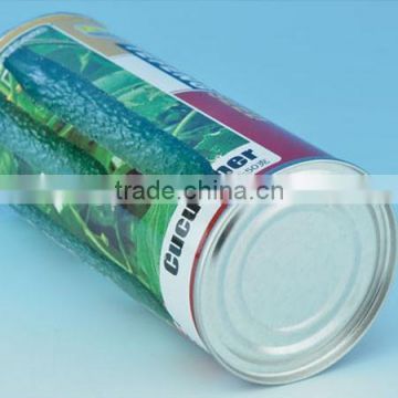 Buy Round Empty 50g Cucumber Seeds Metal Tin Can