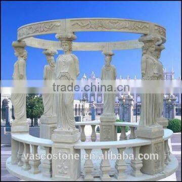 garden product carving stone pavilion