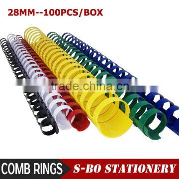 28mm Plastic binding comb binding ring