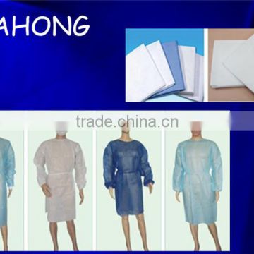 nonwoven hospital clothing patient gown