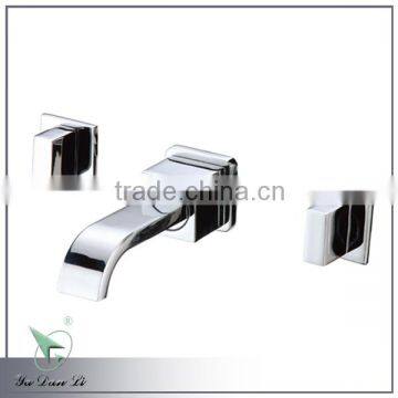 dual lever wall mounted wash basin mixer 6115