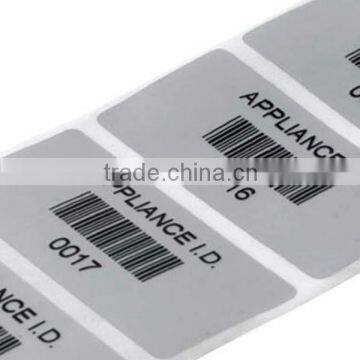 custom high quality paper bar code adhesive label sticker
