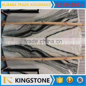 White Marble Panda White Slab for Bookmatch photo-2