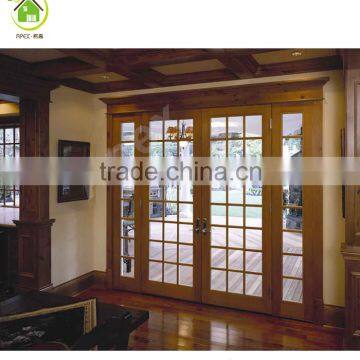 Aluminum Double Swing Door Aluminum Frame Glass Door
