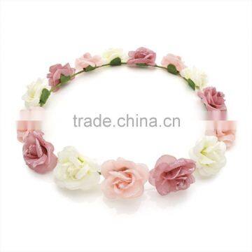 2015 New style flower fashionheadband crown H4048