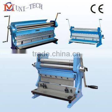 Manual shear press bake and slip rolling machine