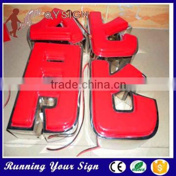 lighted Blister silk-screen outdoor large led letters