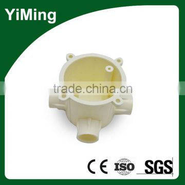 YiMing insulating pvc junction box with waterproof surface