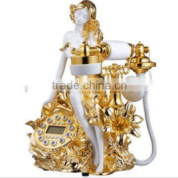 European high-end antique telephone fashion creative retro Vintage fixed landline home Alice