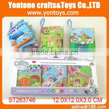 Educational cloth book 3PCS