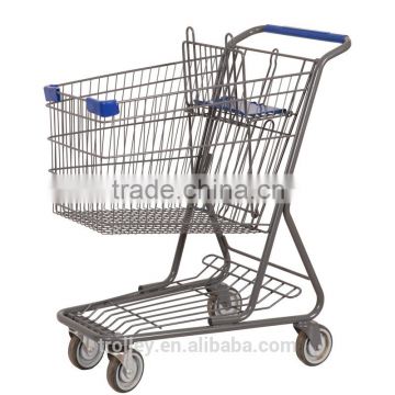 Popular American Metal Supermarket Cart