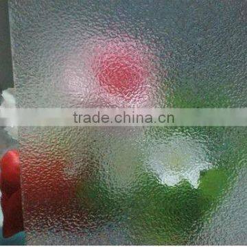 3-6mm tinted pattern glass/decorative glass nashiji designed pattern glass