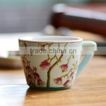 170ml Hand Painted Porcelain Coffee Mugs