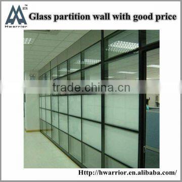 Lattice tempered glass partition wall