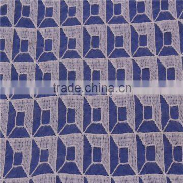 Breathable Embroidered Organza Tulled Lace Fabrics photo-2