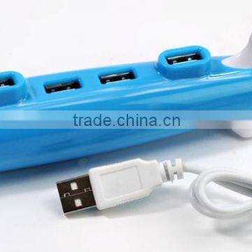Airplane Shape High Speed 4 Port USB 2.0 HUB photo-2