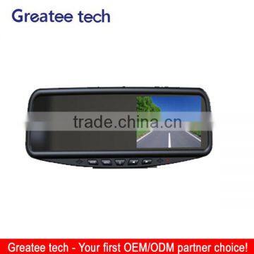 4.3'' Rear view Mirror Monitor With Bluetooth/Parking Sensor/Car camera optional