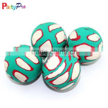 Striated colorful fashion design china factory bouncing ball