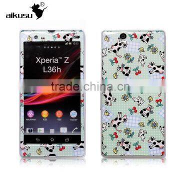 Chosen fashion,chosen epoxy gel sticker for sony xperia Z L36H