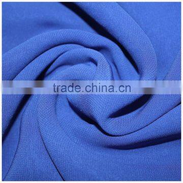 Soft lightweight 100% polyester velvet chiffon fabric for ladies dress